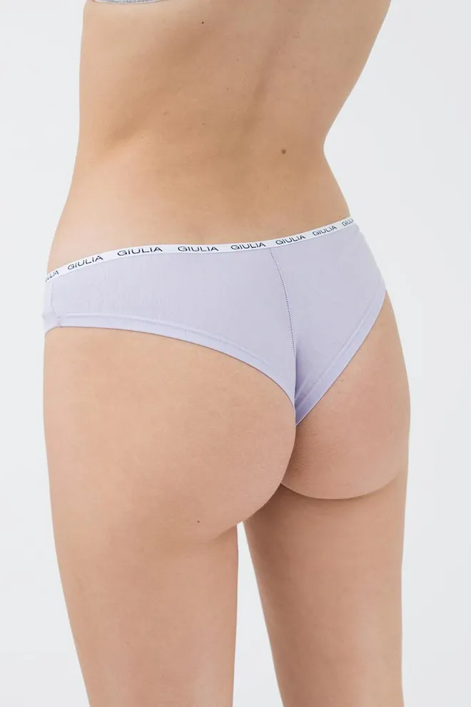 Женские трусы бразилиана Logo 2206/60 Giulia (lavander)