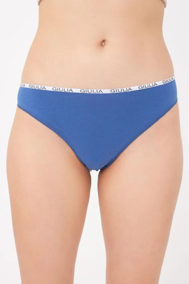Женские трусы бразилиана Logo 2206/60 Giulia (navy)