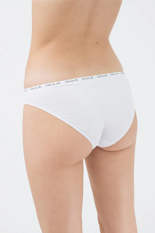 Женские трусы слипы Logo 2302/60 Giulia (white)