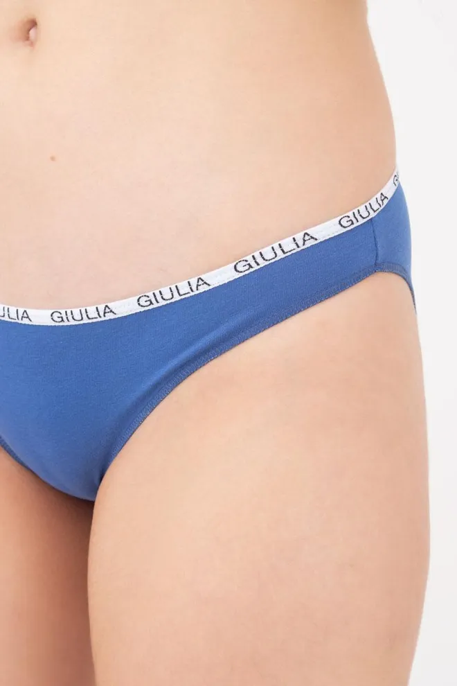 Женские трусы слипы Logo 2302/60 Giulia (navy)