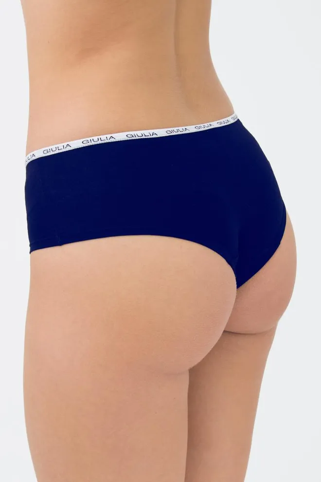Женские трусы хипстеры Logo 2602/60 Giulia (navy)