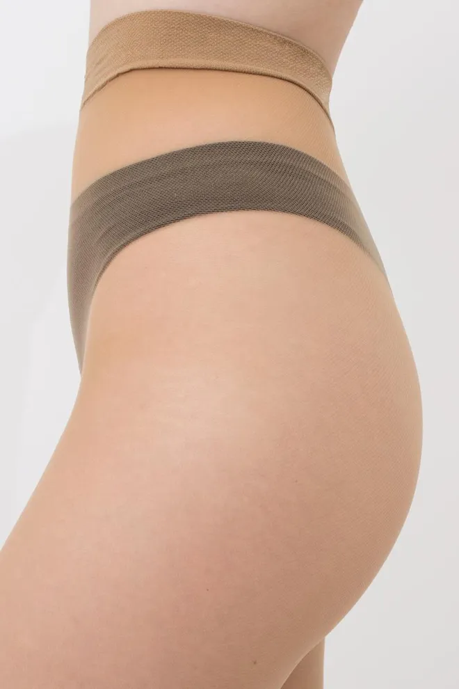 Колготки в сетку MESH 40 (1) Giulia (daino), бежевый