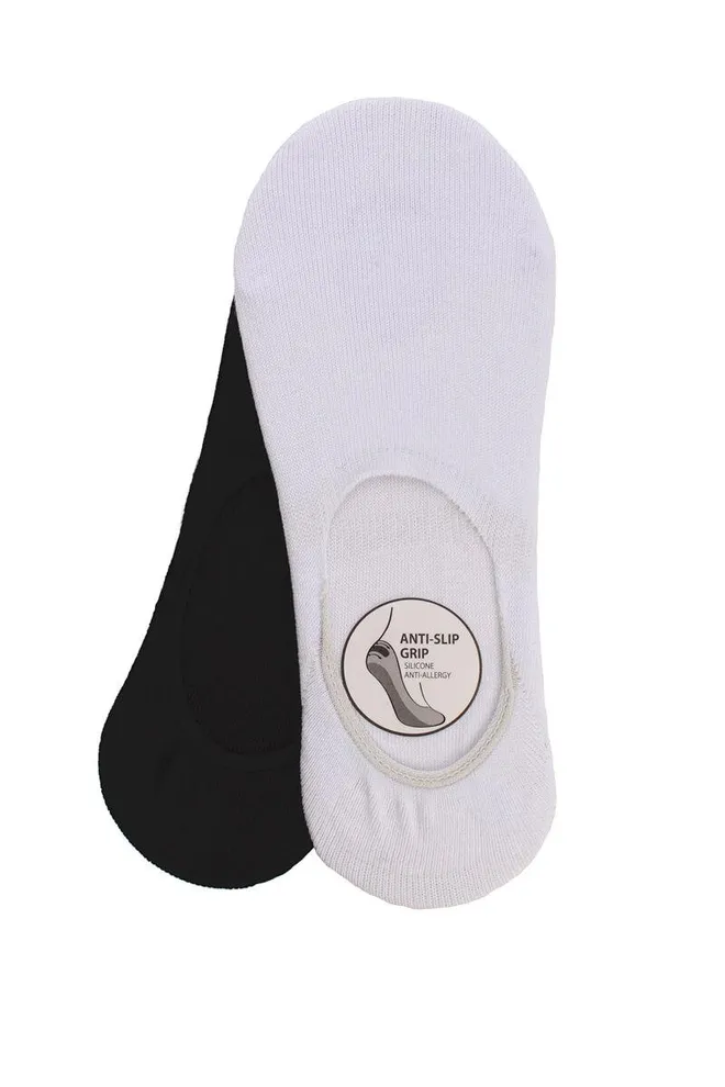 Носки следки мужские Mf1 classic Giulia 2 пары (black/white)