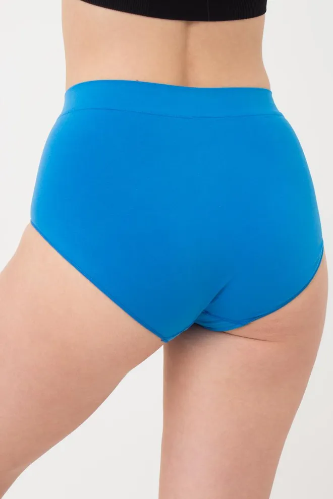 Бесшовные трусики Midi briefs color Giulia (french blue)