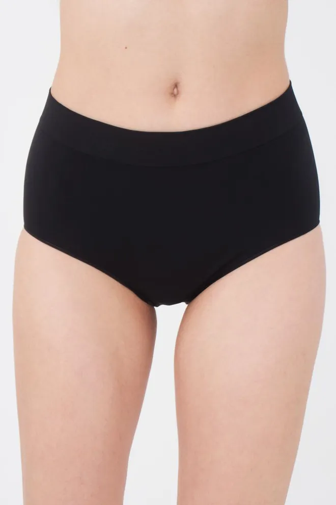 Бесшовные трусики слип Midi briefs Giulia (black)