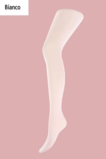 MILANA 40 model 5 Детские колготки с рисунком TM GIULIA  (bianco)
