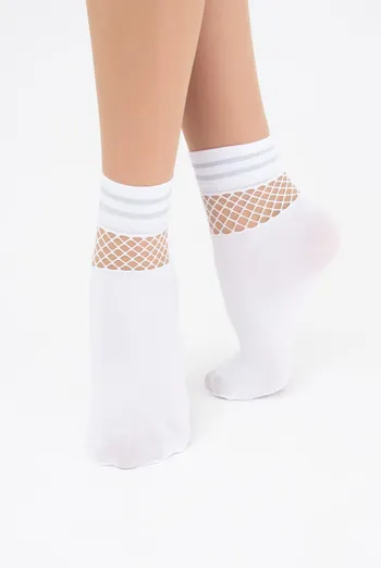 Женские носки из микрофибры MN 03 Giulia (bianco)