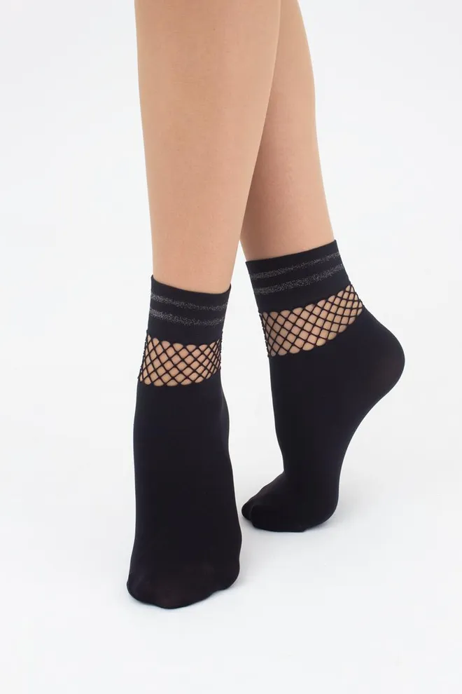 Женские носки из микрофибры MN 03 Giulia (nero)