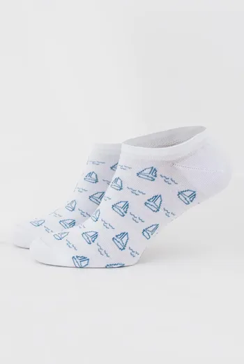 Носки мужские невидимые Ms1 marine 009 Giulia (bianco) Носки мужские невидимые Ms1 marine 009 Giulia (bianco)