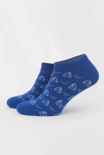 Носки мужские невидимые Ms1 marine 009 Giulia (bright blue) Носки мужские невидимые Ms1 marine 009 Giulia (bright blue)