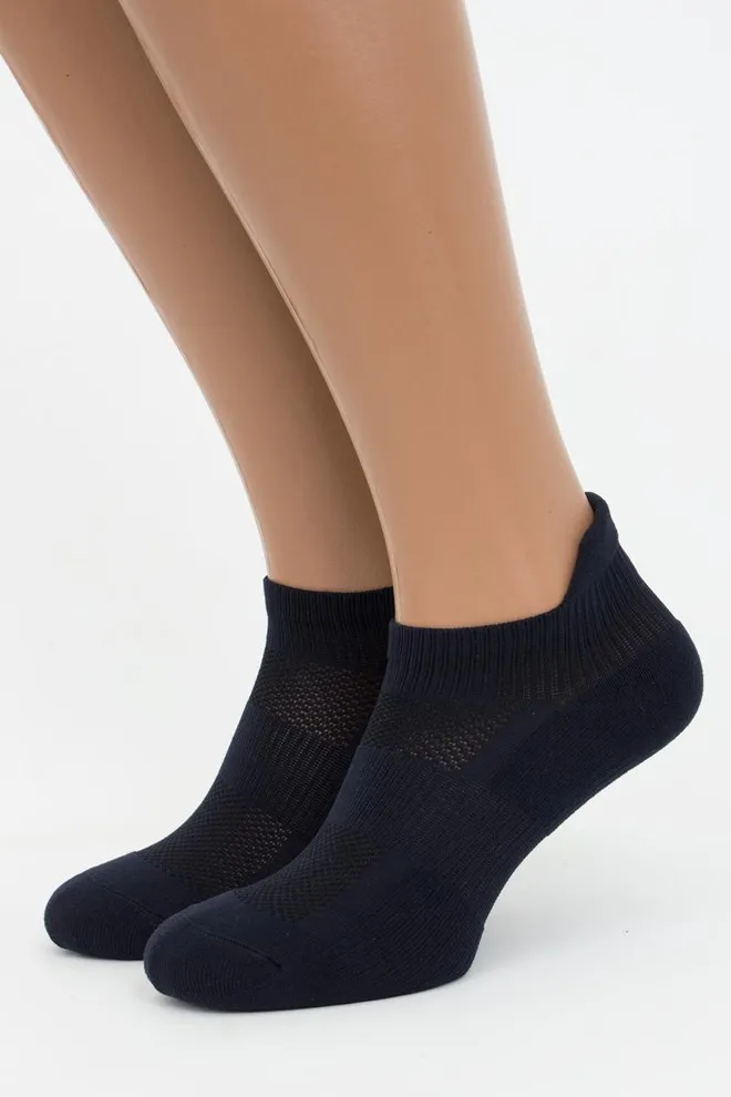 Укорочені чоловічі спортивні шкарпетки MS1 TERRY SPORT PA 001 [MS1P/SpTe-001] Giulia (navy), синій