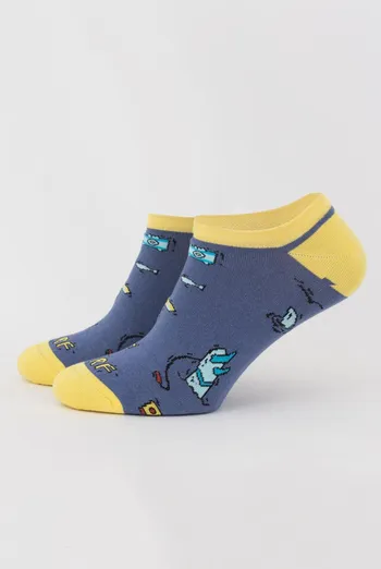 Носки мужские невидимые Ms1 tropic 002 Giulia (jeans) Носки мужские невидимые Ms1 tropic 002 Giulia (jeans)