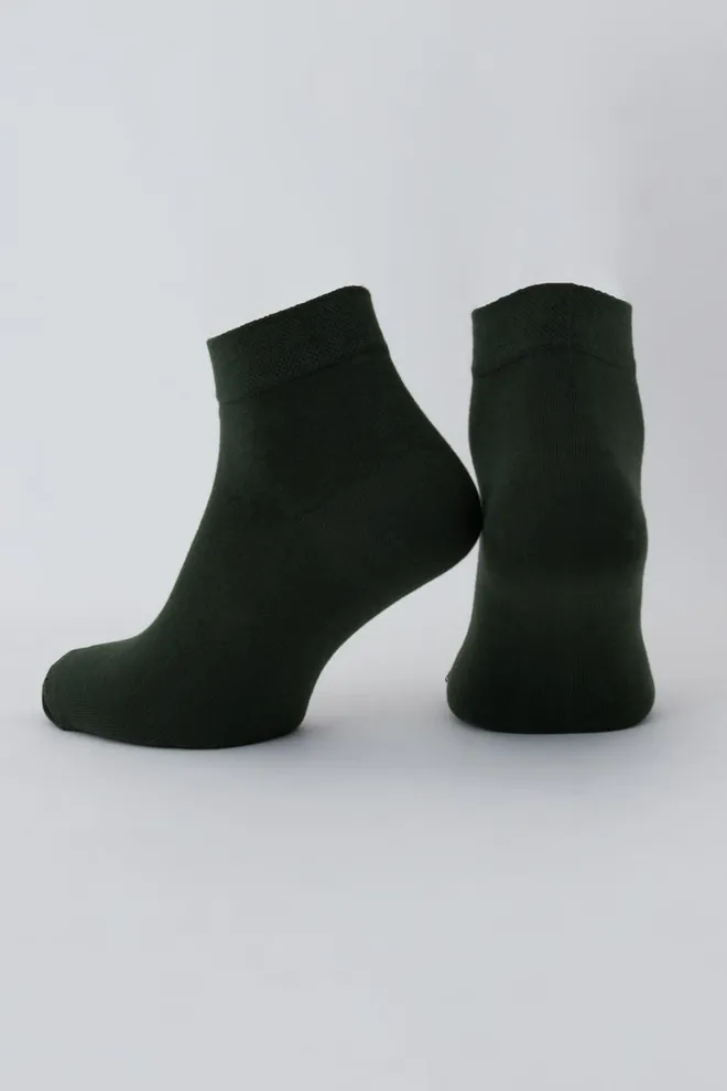 Носки мужские укороченные Ms2 soft premium classic Giulia (khaki)