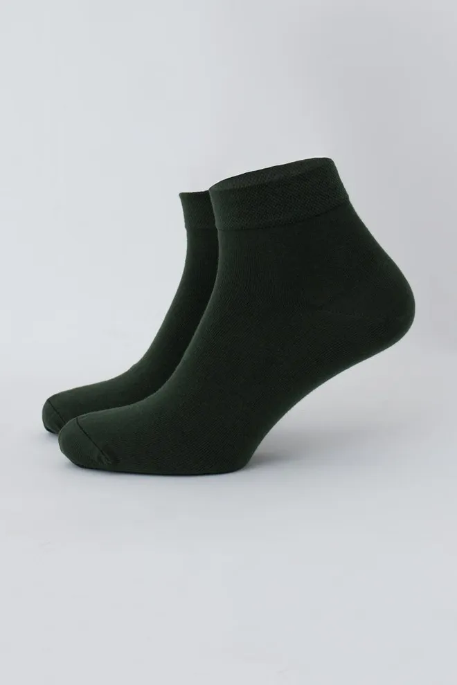 Носки мужские укороченные Ms2 soft premium classic Giulia (khaki)