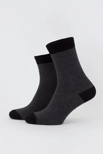 Носки мужские классические с рисунком Ms3 Jaccard 002 Giulia (black) Носки мужские классические с рисунком Ms3 Jaccard 002 Giulia (black)