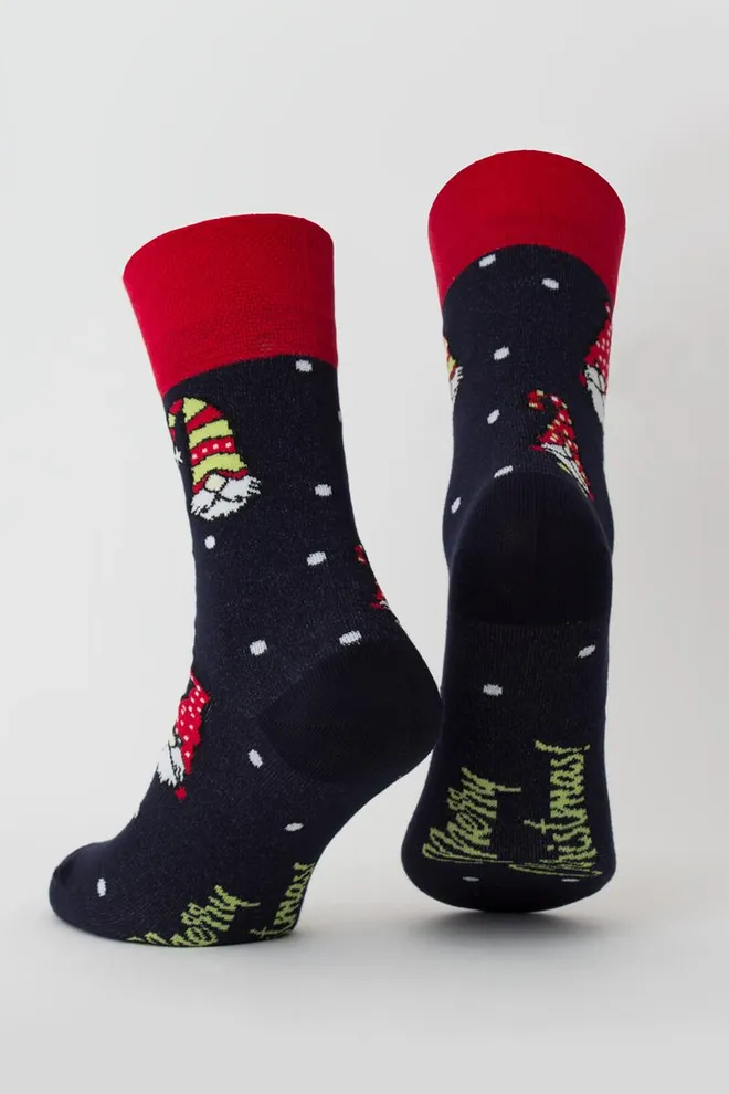Носки мужские классические новогодние Ms3 New Year 2303 Giulia (navy)