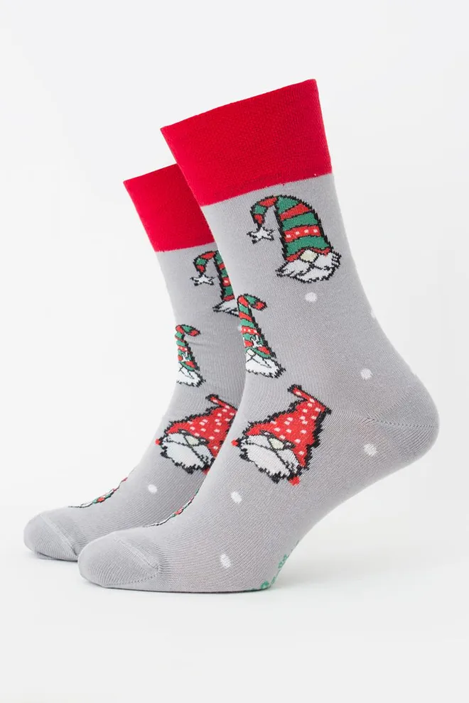 Носки мужские классические новогодние Ms3 New Year 2303 Giulia (silver)