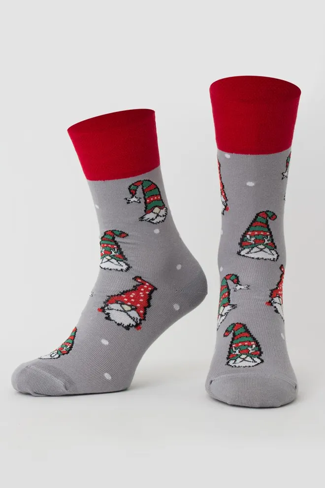 Носки мужские классические новогодние Ms3 New Year 2303 Giulia (silver)