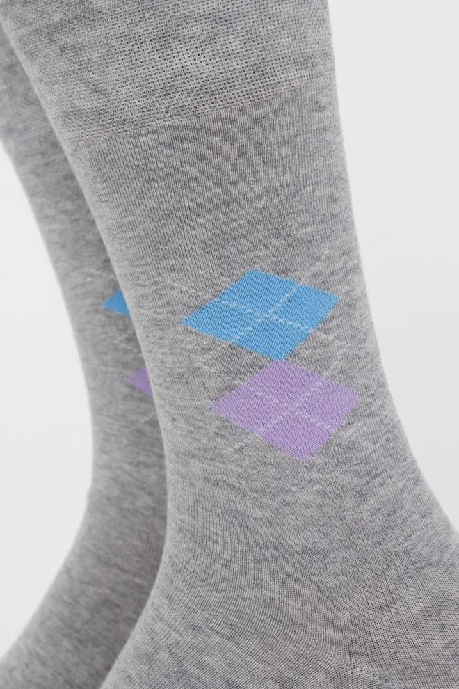 Шкарпетки чоловічі класичні Ms3 soft comfort 001 Giulia (light grey melange)