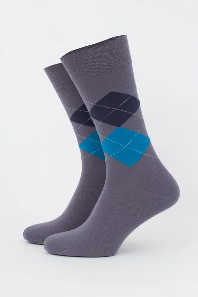 Шкарпетки чоловічі класичні Ms3 soft comfort 002 Giulia (fumo)