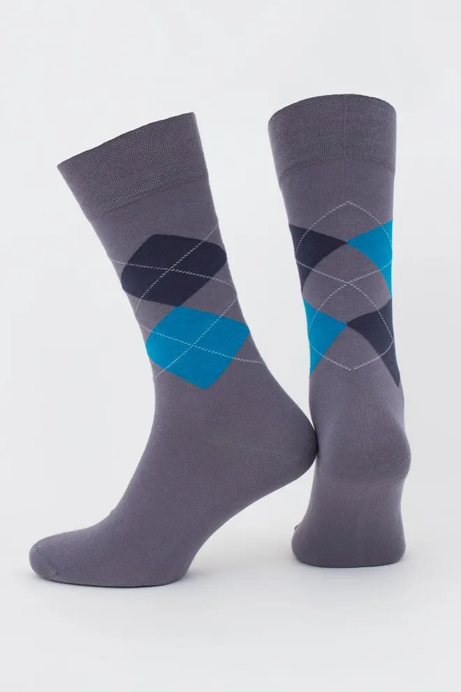 Шкарпетки чоловічі класичні Ms3 soft comfort 002 Giulia (fumo)