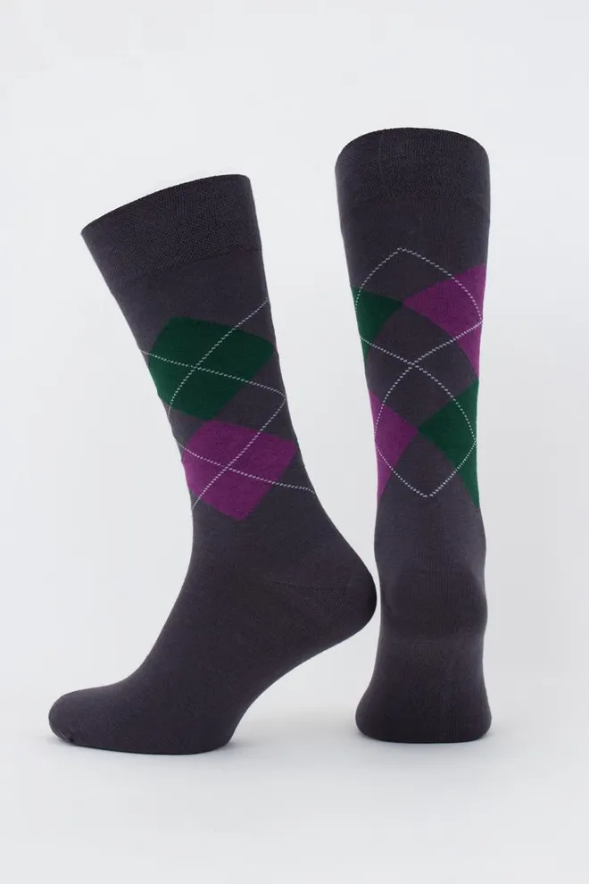 Шкарпетки чоловічі класичні Ms3 soft comfort 002 Giulia (iron)