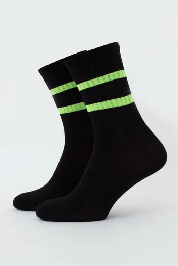 Носки мужские классические Ms3 soft neon 002 Giulia (black/yellow) Носки мужские классические Ms3 soft neon 002 Giulia (black/yellow)