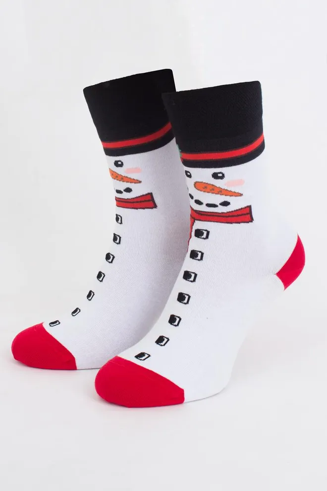 MS3 SOFT NEW YEAR 20-01 Мужские тематические носки ТМ GIULIA  (white)