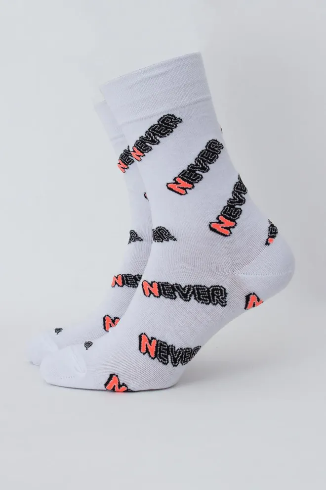 Носки мужские классические Ms3 text 002 Giulia (white)