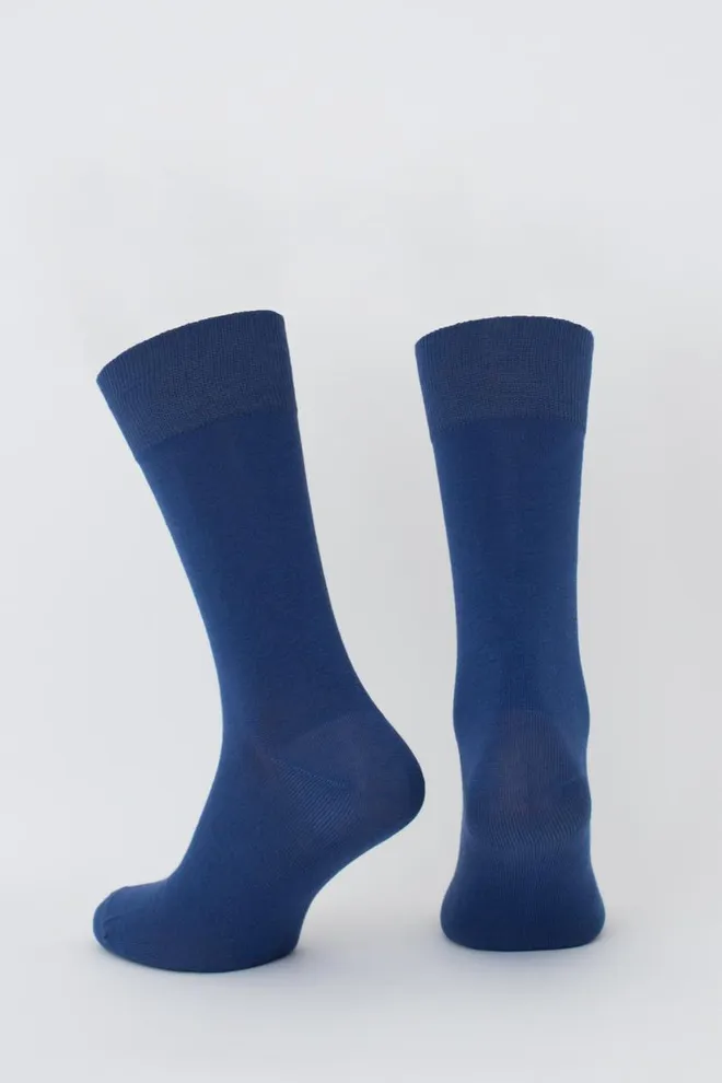 Шкарпетки чоловічі класичні MSL color Giulia (denim)