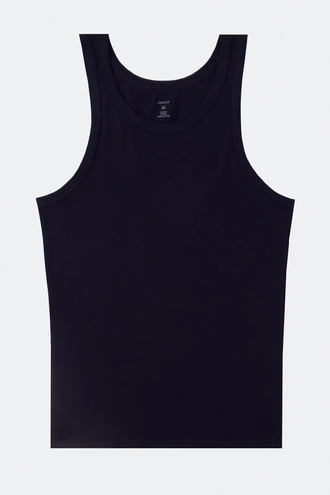Майка мужская хлопковая Giulia (navy)