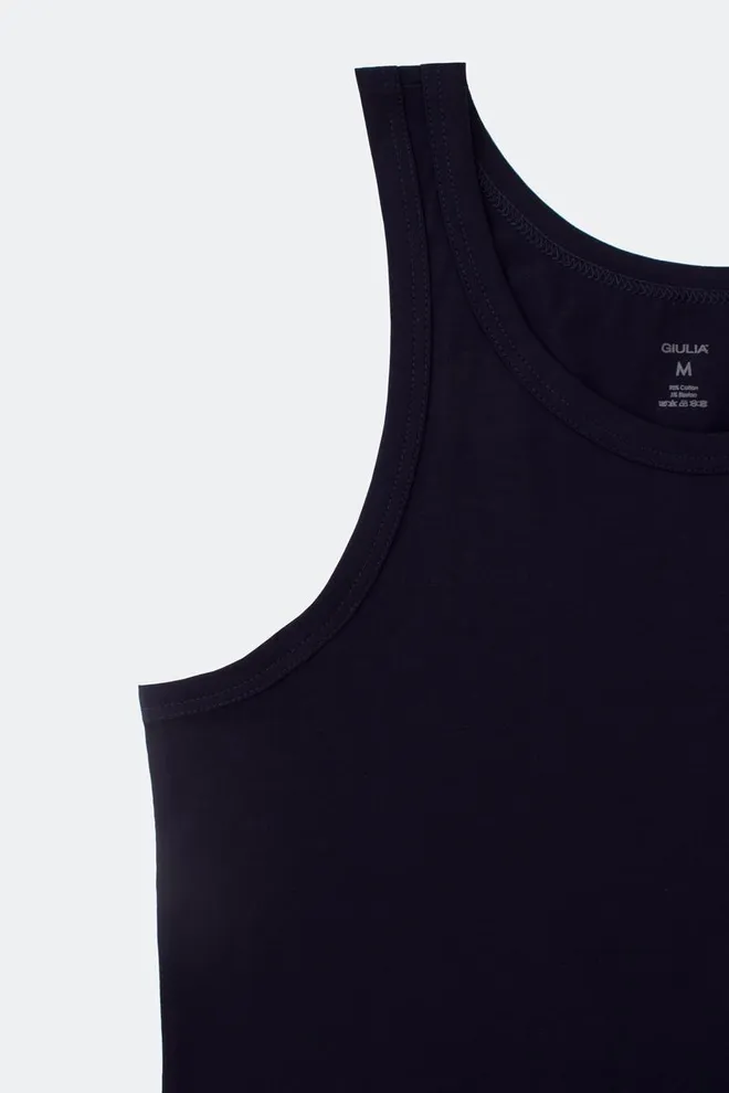Майка мужская хлопковая Giulia (navy)