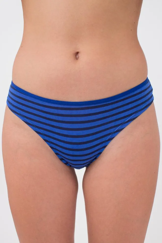 Женские трусы стринги Marine 2102/60 Giulia (indigo stripe)