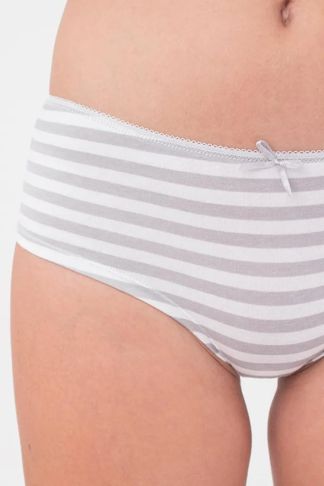 Женские трусы хипстеры Marine 2602/60 Giulia (grey stripe)