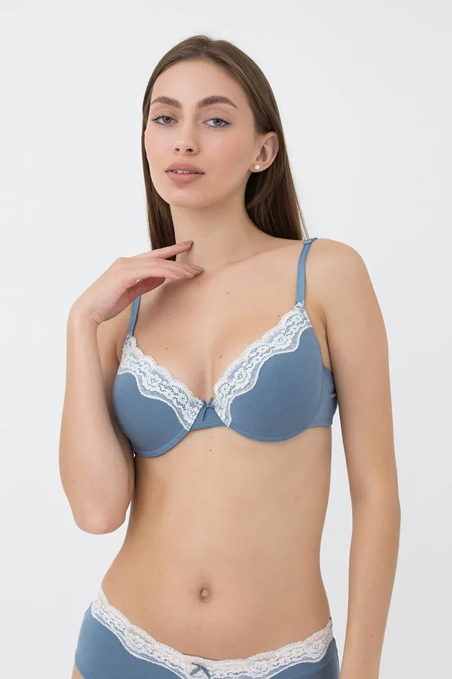 Бюстгальтер с формованной чашкой Medeya 1522/61 Giulia (blue)