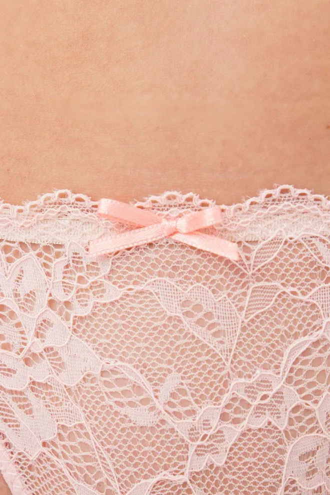 Кружевные трусики бразилиана Miracle 2310/31 Giulia (apricot)