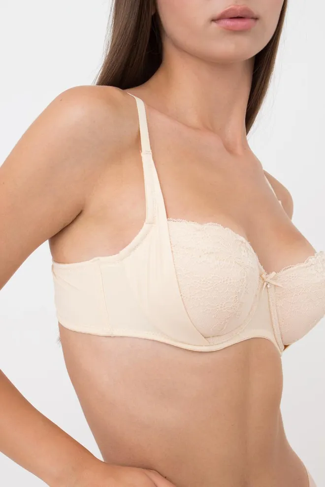 Бюстгальтер с формованными чашками Monica 1213/21 Giulia с формованными чашками TM GIULIA  (beige), бежевый