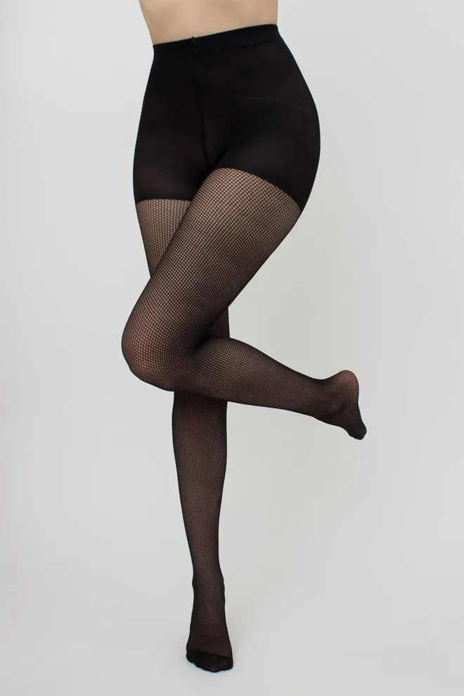 Колготки в сетку Net 40 den model 1 Giulia (nero), черный