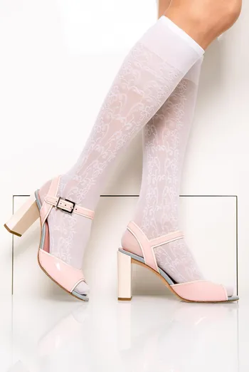 NG-10 gambaletto Фантазийные гольфы ТМ GIULIA (bianco) NG-10 gambaletto Фантазийные гольфы ТМ GIULIA (bianco)