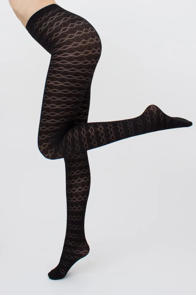 Колготки з ромбами Nina 60 den model 1 Giulia (nero)