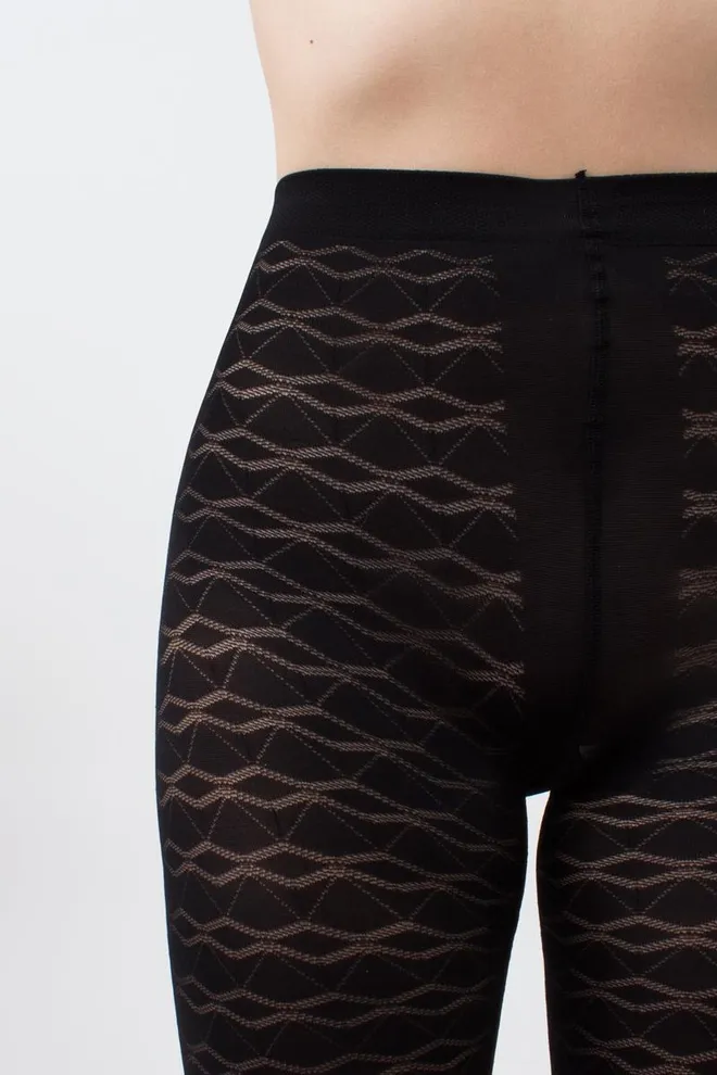 Колготки з ромбами Nina 60 den model 1 Giulia (nero)