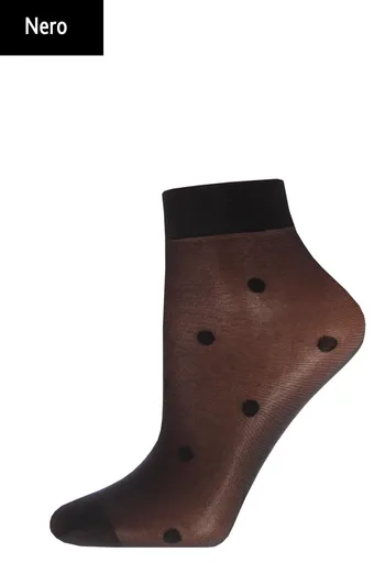 NN-02 Женские носки в крупный горох TM GIULIA (nero) NN-02 Женские носки в крупный горох TM GIULIA (nero)