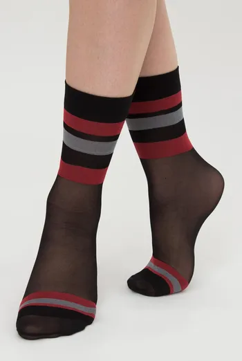 Носки женские капроновые NN-18 Calzino Giulia (nero), черный