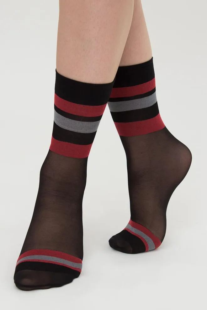 Носки женские капроновые NN-18 Calzino Giulia (nero), черный