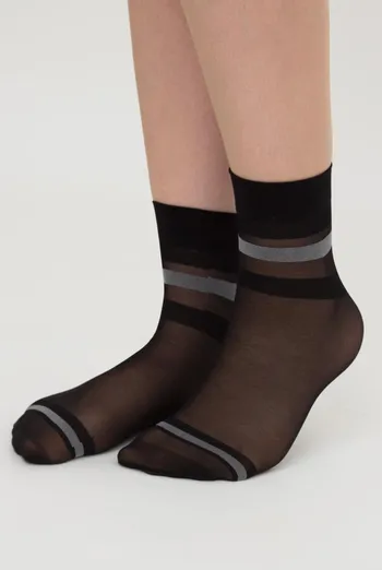 Носки женские капроновые NN-20 Calzino Giulia (nero), черный