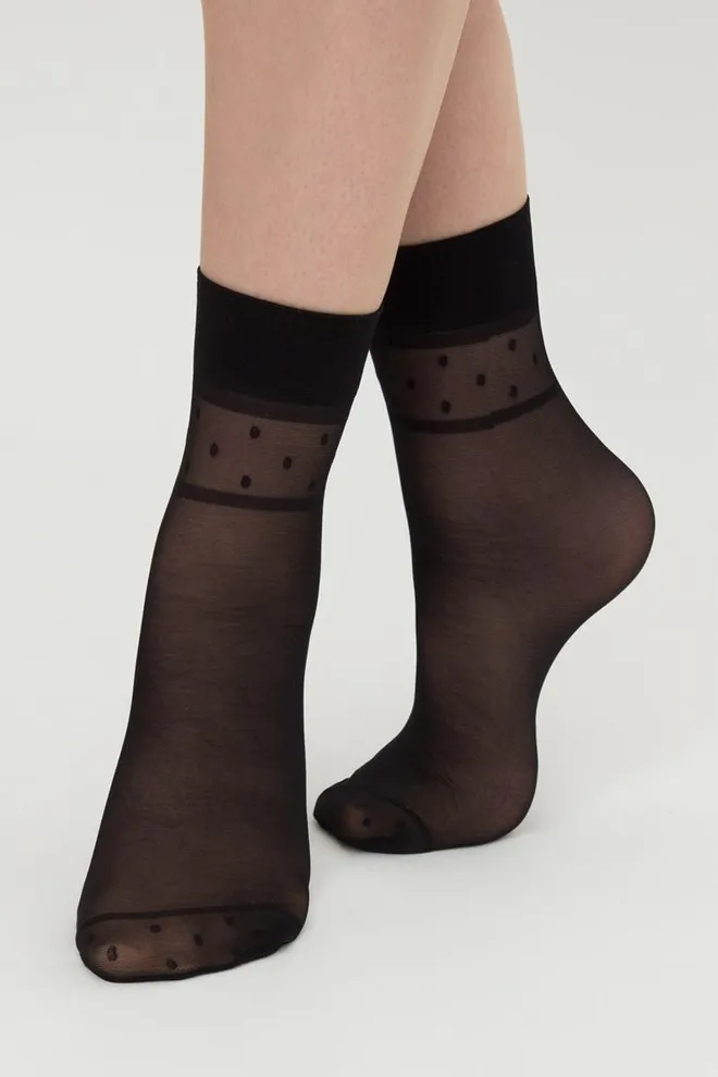 Носки женские капроновые NN-21 Calzino Giulia (nero)