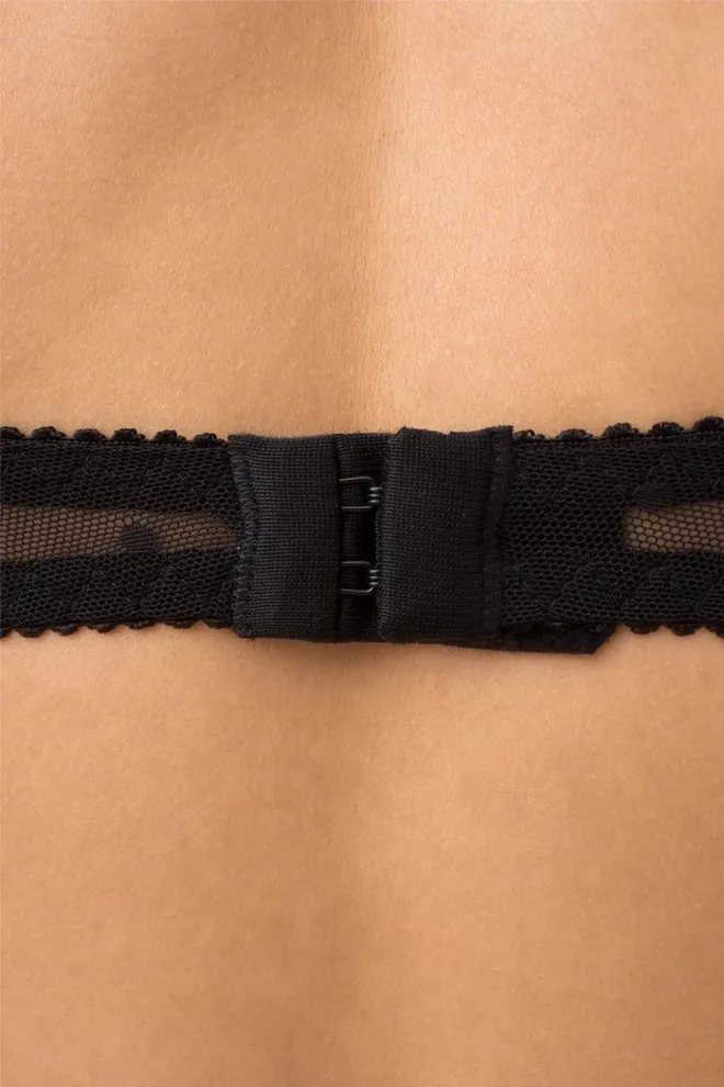 Кружевной бюстгальтер на косточках Nicole 1610/04 Giulia (black)