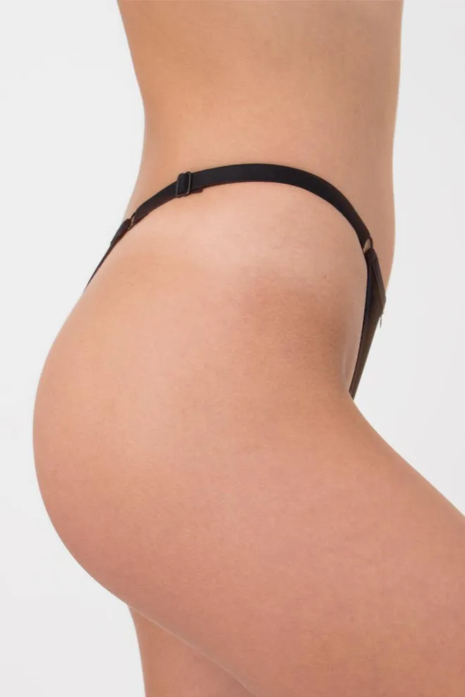 Жіночі трусики стринги Nude 2110/40 Giulia (black)