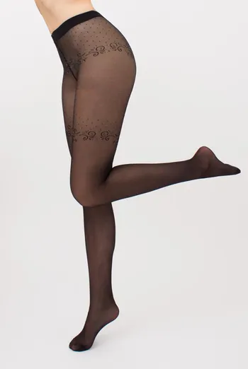 Колготки с рисунком Obsession 20 den model 1 Giulia (nero)