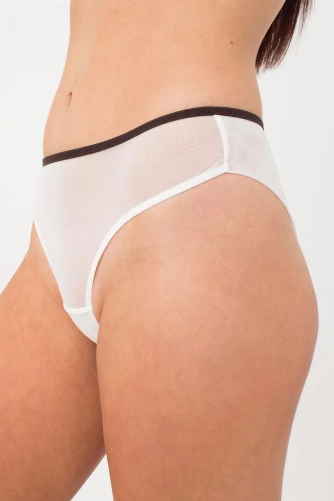 Женские трусы бразилиана Orchid blom 2210/40 Giulia (milk/chocolate)